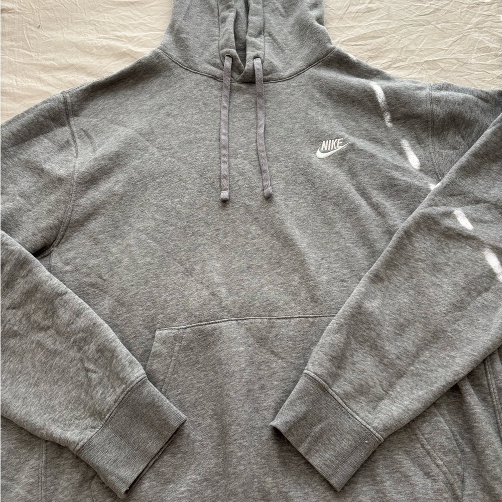 Nike Heather Gray Pullover Hoodie